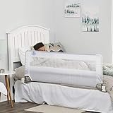 Regalo Swing Down Bedrail - Barandilla para Cama, Blanca, Extra Larga